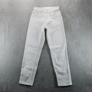 VTG‎ Levis Jeans Womens 25 White 950 Relaxed Tapered Made in USA Orange Tab 90s